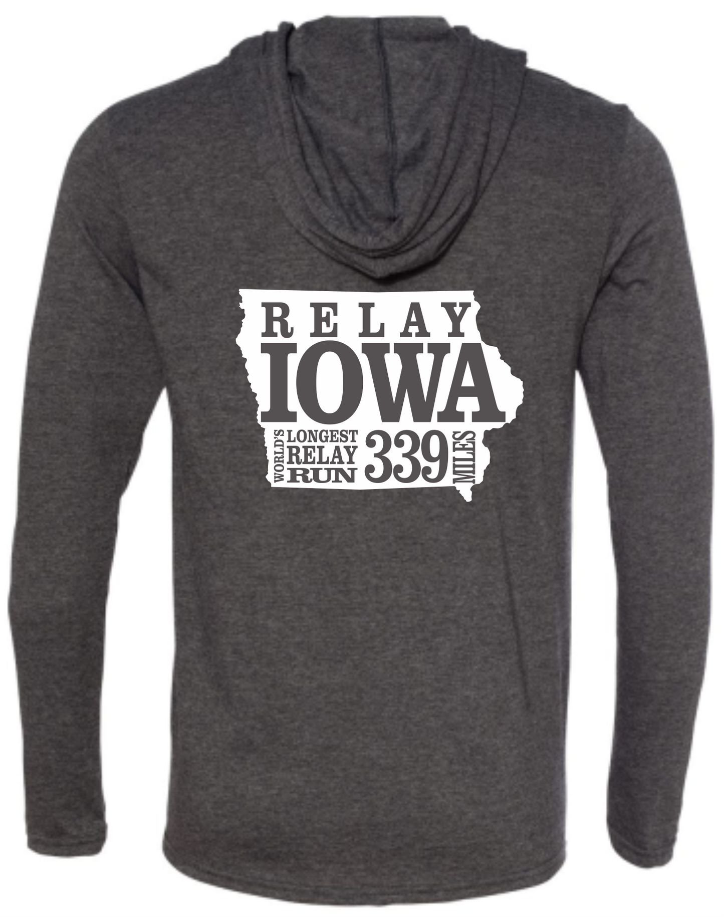 Long Sleeve Hoodie Tee - Dark Heather
