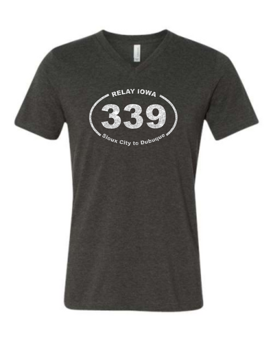 Ladies GLITTER V-Neck Tee
