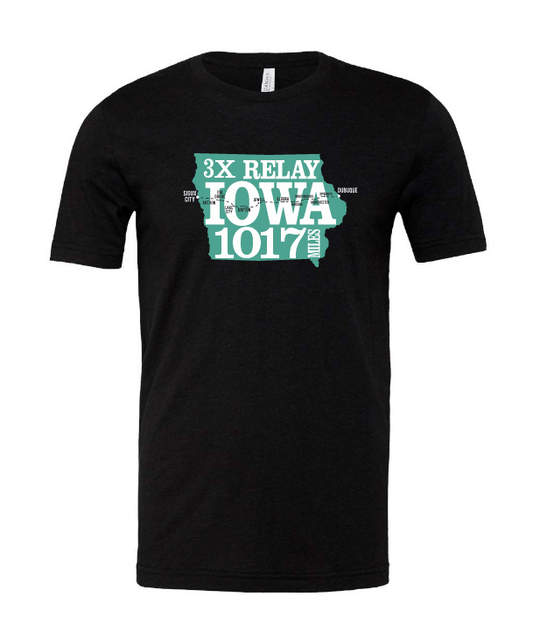Relay Iowa 3X Runner Tee - 1017 MILES
