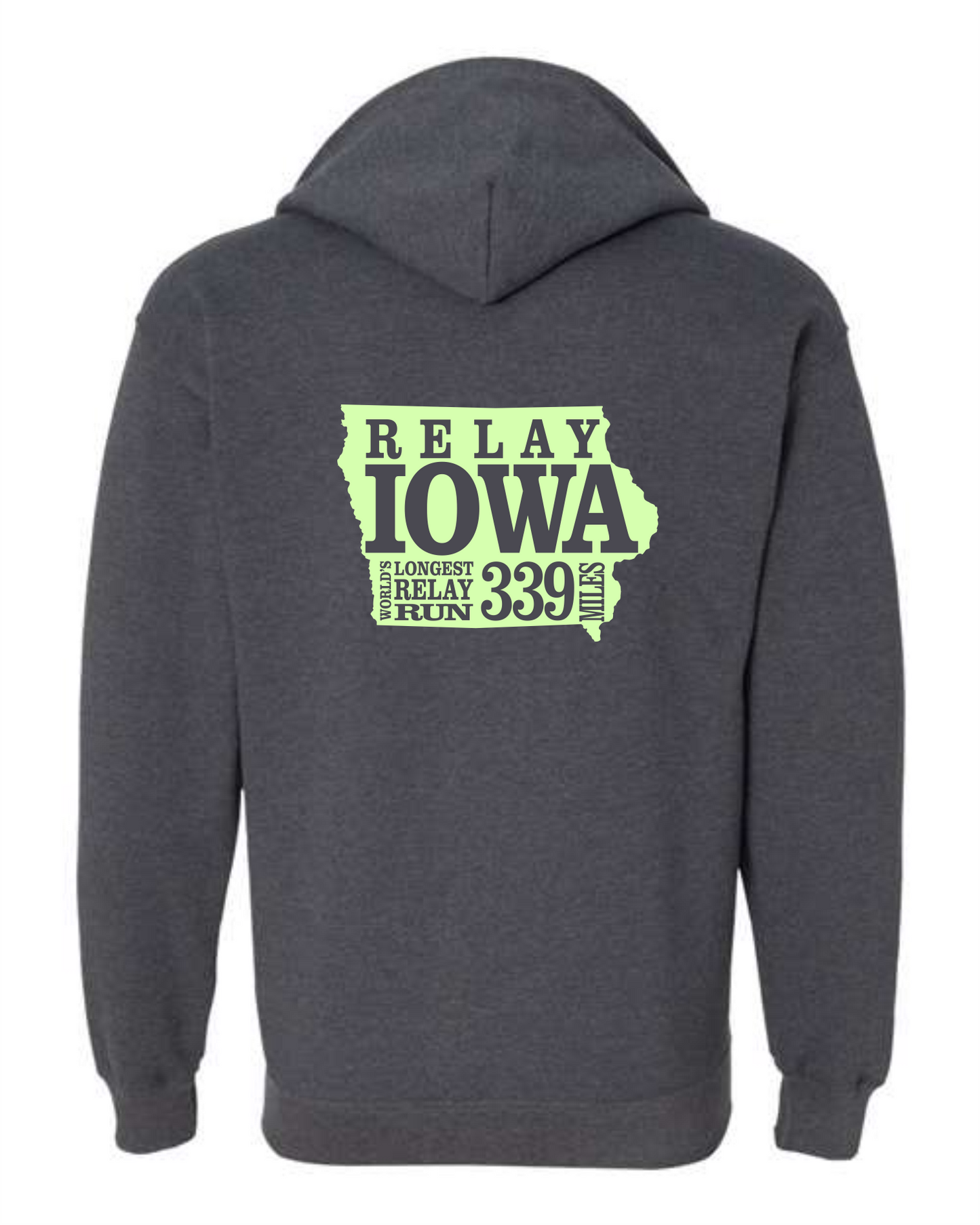 Classic Fit DARK HEATHER Full Zip Hoodie